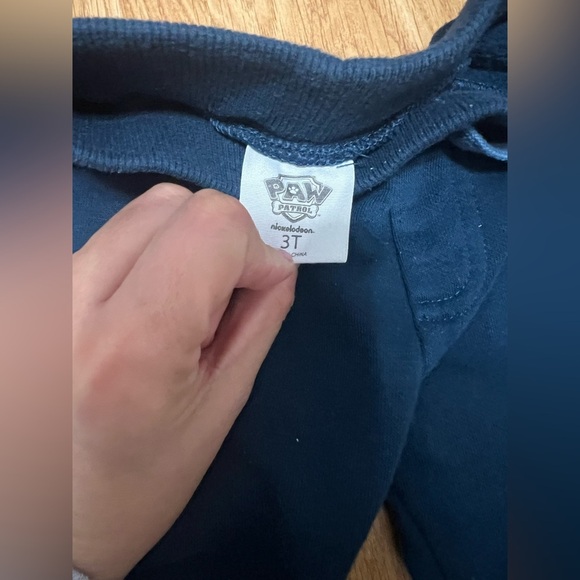 Chase Paw Patrol Blue and Gray Jogger Set with Patches(Size 3T) - Picture 5 of 5